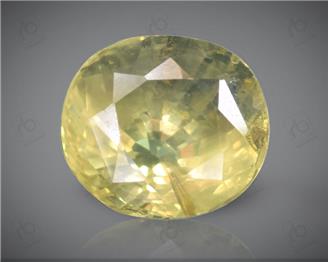 Natural Unheated & Untreated Certified Yellow Sapphire (Pokhraj) 5.08 carats -98082